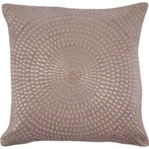 2 x $15 New SPLIT P 16" Mauve Embroidered Pillow Cover